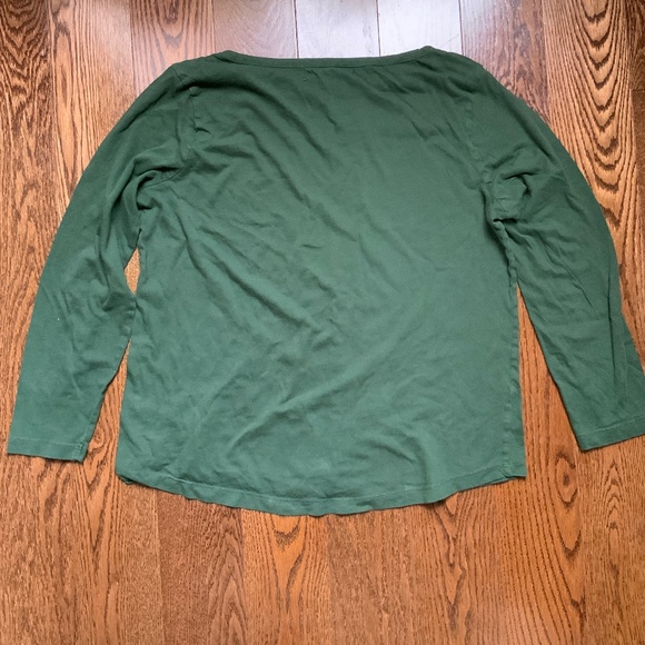 Boat neck Tee long-sleeve. SIZE L. - Picture 5 of 9